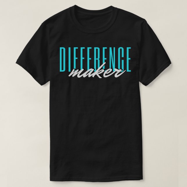 T-shirt Créateur de différences (Design devant)