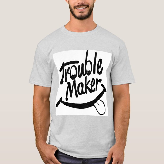 T-shirt Créateur de problèmes (Devant)