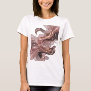 T-shirt Création ART ABSTRAIT Witty Gold