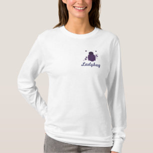 T-shirt Création coccinelle violette