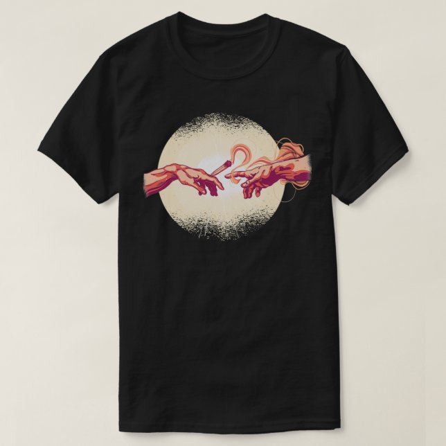 T-shirt CRÉATION COMMUNE La création d'Adam (Design devant)