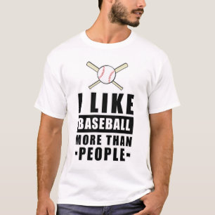 T-shirt Création de baseball amusant