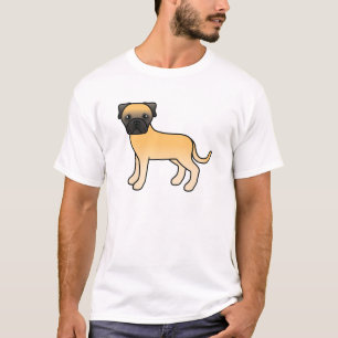 T-shirt Création de chien Bullmastiff faon