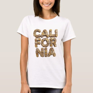 T-shirt Création de déclaration CALIFORNIA argentée ludiqu