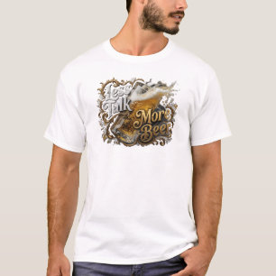 T-shirt Création personnalisée Chic MOINS DE PAROLE PLUS D