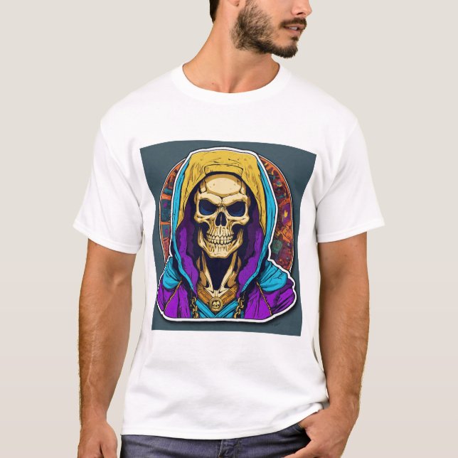 T-shirt "Créations de code : Portrait d'un développeur imp (Devant)