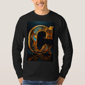T-shirt "Creative C : Stylish Letter Design Tee !"