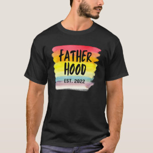T-shirt Créative Colorée Nouveau Père paternité Etablie