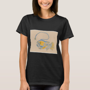 T-shirt Créature abyssale aquarelle