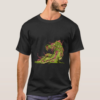 T-shirt Créature de poisson mutant de dessin animé triste
