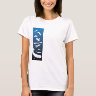 T-shirt Créatures de l'océan ouvert