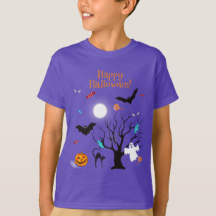 T-shirt Créatures et friandises amusantes d'Halloween