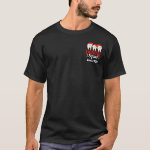 T-shirt Crédentials de Noël du nom de la clinique dentaire