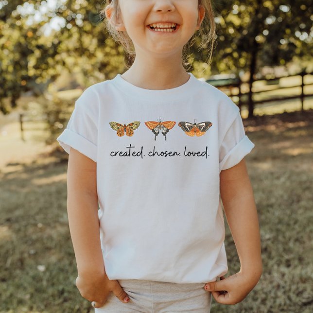 T-shirt Créé Chosen Loved Christian Kid's Shirt (Créateur téléchargé)