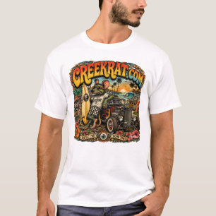T-shirt CreekRat® CreekRat Co. Topanga - Malibu - CA