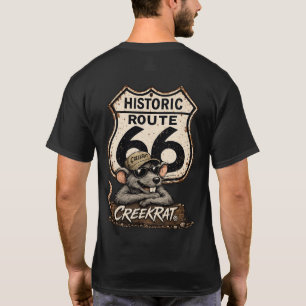 T-shirt CreekRat® CreekRat Co. Topanga - Malibu - CA