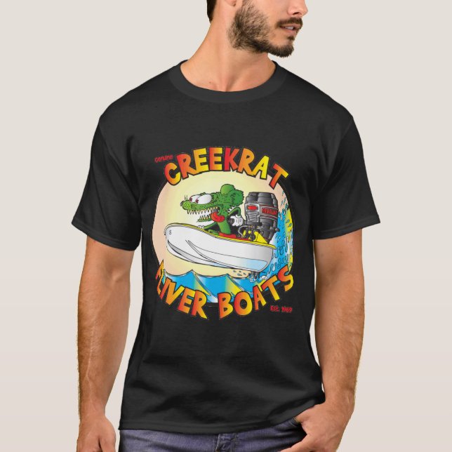 T-shirt Creekrat Fliver Boat Tee (Devant)