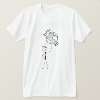 T-shirt Creen people Happy Jour des terres Holiday Cadeau 