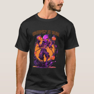 T-shirt Creepin It Real Skull Squelette Sorcière Déplaisan