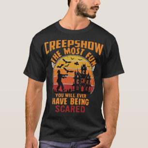 T-shirt Creepshow Halloween Zombie Maison Hantée Coucher d