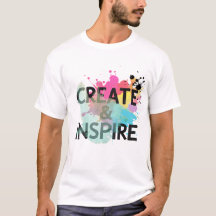 Créer & Inspirer Splash – Motivation Artistique T-