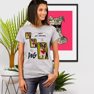 T-shirt Créer/Personnaliser des photos de chiens à 3 panne