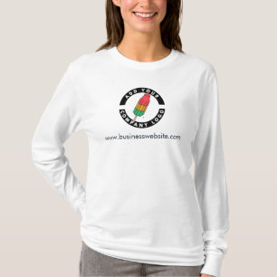 T-shirt Créez le logo de votre entreprise et l'adresse de 