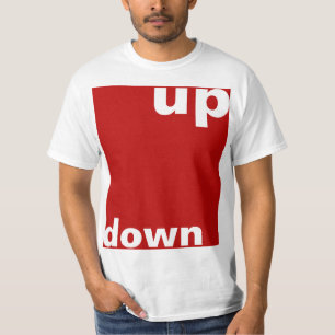 T-shirt Créez simplement "rectangle rouge vers le haut" + 