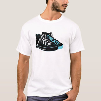 T-shirt Créez sur le noir
