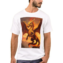 Créez un dragon d'or et de feu mignon et moelleux