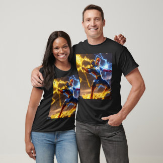T-shirt Créez une image de superhéros avec la puissance de