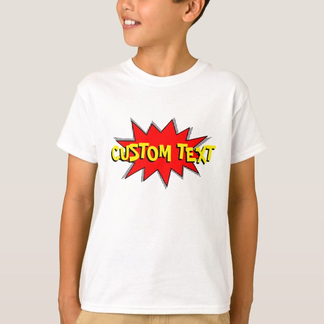 T-shirt Créez votre propre bulle d'effet sonore de livre d (Devant)