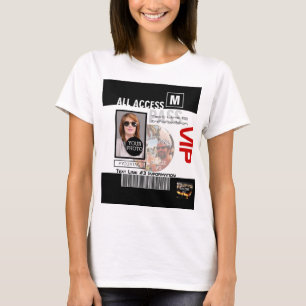 T-shirt Créez votre propre carte VIP Pass 8 façons de pers