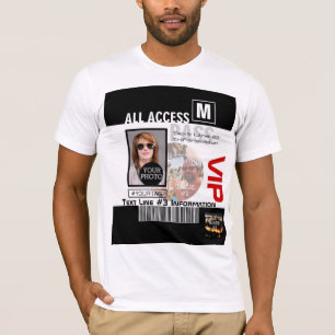 T-shirt Créez votre propre carte VIP Pass 8 façons de pers