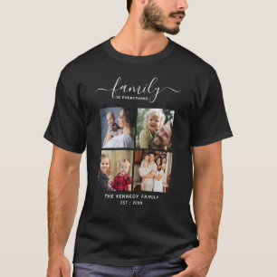 T-shirt Créez votre propre citation de nom de famille 4 Co