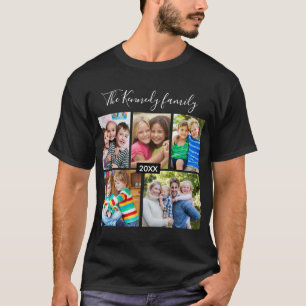 T-shirt Créez Votre Propre Collage De 5 Photos De Vacances