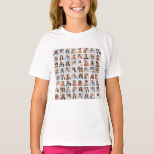 T-shirt Créez Votre Propre Collage De 64 Photos