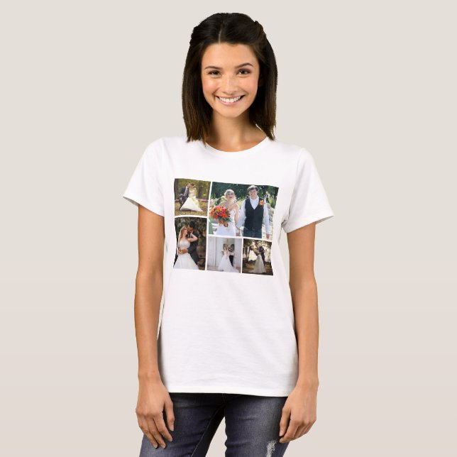 T-shirt Créez votre propre collection de 5 Mariages photo (Devant entier)