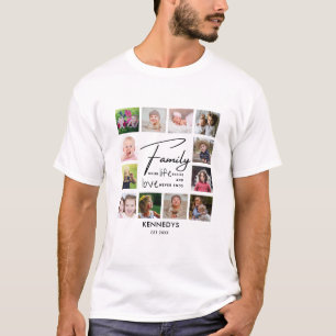 T-shirt Créez votre propre collection de photos 12 Citatio