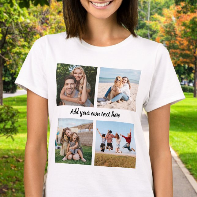 T-shirt Créez votre propre collection de photos 4 (Créateur téléchargé)