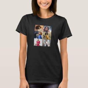 T-shirt Créez votre propre collection photo de 6 personnes