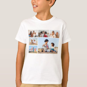 T-shirt Créez votre propre collection photo de 6 personnes