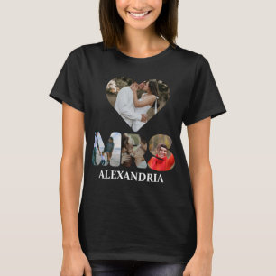 T-shirt Créez votre propre couple Mr et Mrs photo Matching