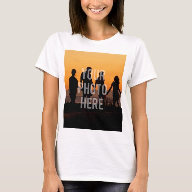 T-shirt Créez votre propre garde-photo de famille personna (Devant)