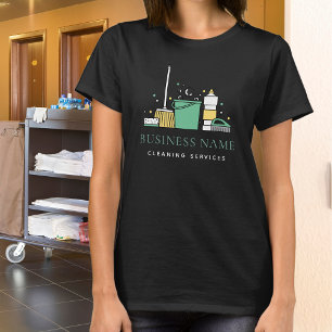T-shirt Créez votre propre logo d'entreprise de nettoyage