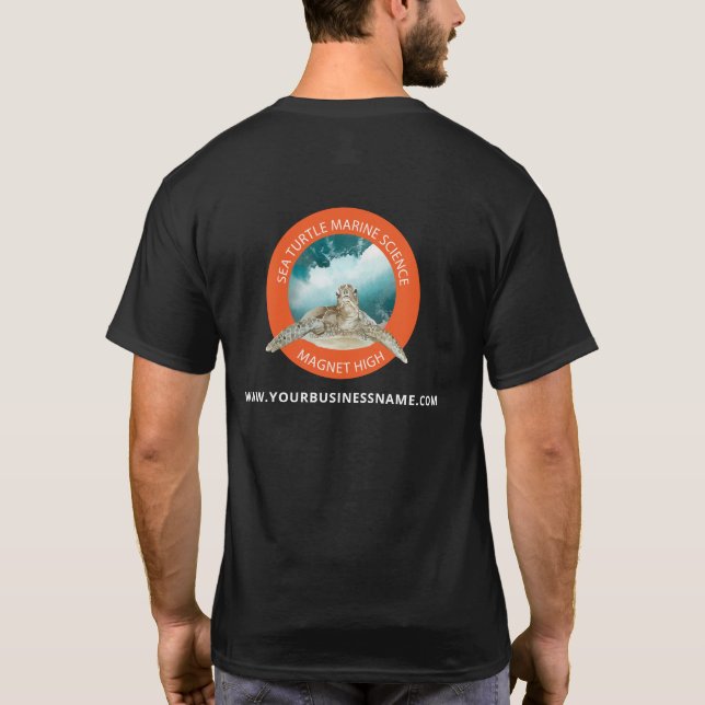 T-shirt Créez votre propre logo et site Web de chemise (Dos)