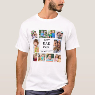 T-shirt Créez votre propre Meilleur Papa du Monde Collage