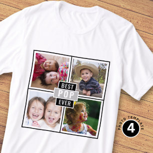 T-shirt Créez Votre Propre Meilleur Pop de Tous les Temps