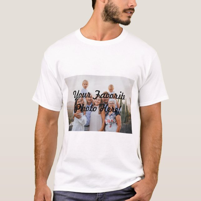 T-shirt Créez votre propre photo (Devant)
