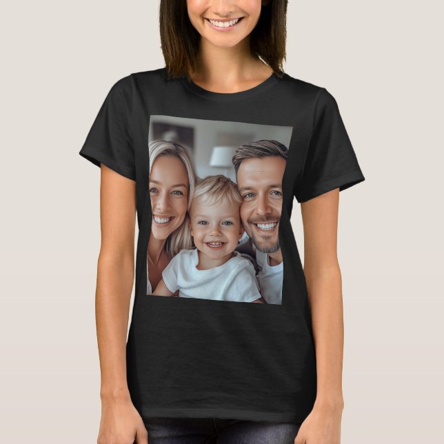 T-shirt Créez Votre Propre Photo (Devant)